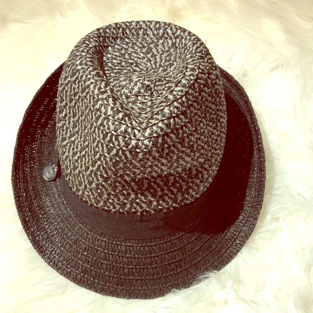 NEW Women's Jennifer Lopez Black/Gray Fedora